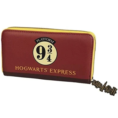 Image of Groovy UK Womens Harry Potter Purse, Black/Burgundy/Cream, One Size