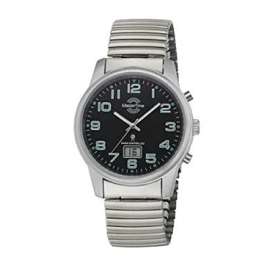 Image of Master Time MTGA 10763 22Z Wireless Quartz Men&#039;s Watch Analogue Digital with Stainless Steel Strap