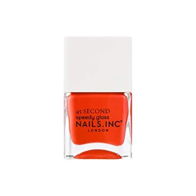 Image of Nails.INC 45 Second Speedy Gloss Nail Polish, Quick Drying and Long Lasting Color, Formulated to Strengthen Nails Extend Wear Time, Cruelty Free, Vegan, Piccadilly Please
