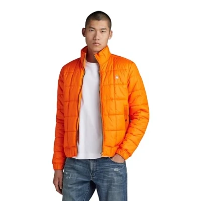 Image of G STAR RAW Men&#039;s Meefic quilted jkt, orange (signal D23965 B958 C622), M