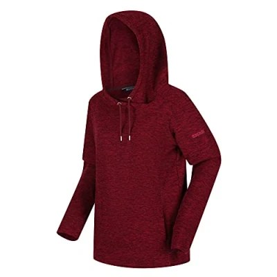 Image of Regatta Womens Kizmit II Hooded Fleece,Claret Marl