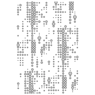 Image of Sizzix Level Texture Fades Embossing Folder Dotted by Tim Holtz, PET, Multi Colour, One Size
