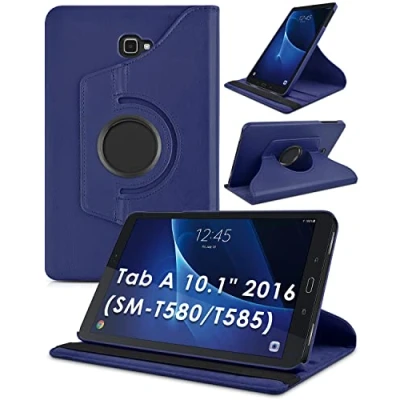Image of Samsung Galaxy Tab A6 10.1 Case, T580, T585 A Rotating Case,Premium PU Leather 360 Degree Stand Cover for T580 /