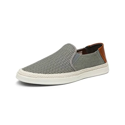 Image of Bruno Marc Men&#039;s Loafers Slip on Espadrilles Comfortable Casual Shoes for Men,Size 8.5,Grey,SBFS2301M E