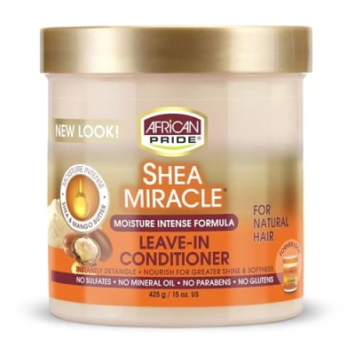 Image of Ap Shea Butter Miracle Leave In Conditioner 15oz Jar (3 Pack)