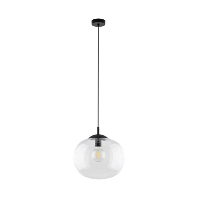 Image of TK Lighting Vibe pendant light, clear glass, Ø 30 cm