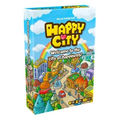 Image of Cocktail Games Happy City Board Game Ages 10+ 2 5 Players 30 Minutes Playing Time