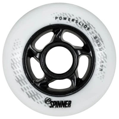 Image of Powerslide SPINNER 4 Pack Wheelset 2023 white, 84mm/85a