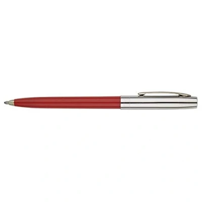 Image of Fisher Space Pen APOLLO RED &amp; CHROME Retractable New In Sealed Pack.