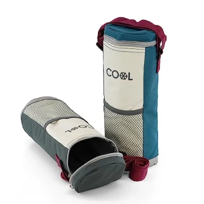 Image of MTS Insulated Bottle Cool Bag Zip Up Ice Wine Cooler Shoulder Strap Picnic Drinks