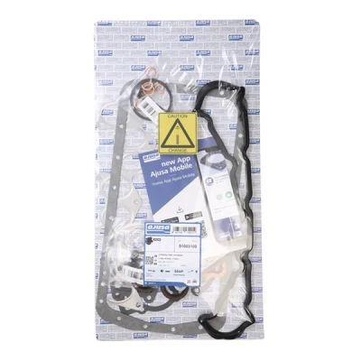 Image of 0197H5, 9400197369, 95602514 Full Gasket Set, engine AJUSA 51003100 without cylinder head gasket, with valve stem seals PEUGEOT: 205 II Hatchback