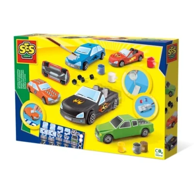 Image of SES Creative 01401 Casting and Painting Cars Figure, Mixed for 4 years to 8