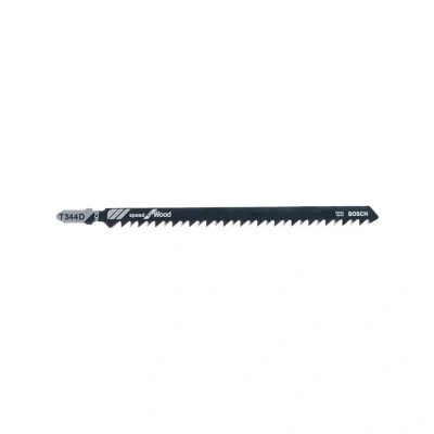 Image of Bosch Professional 2608633A34 Jigsaw Blades, Speed for Wood, Black, 22cm x 8cm 0.3cm
