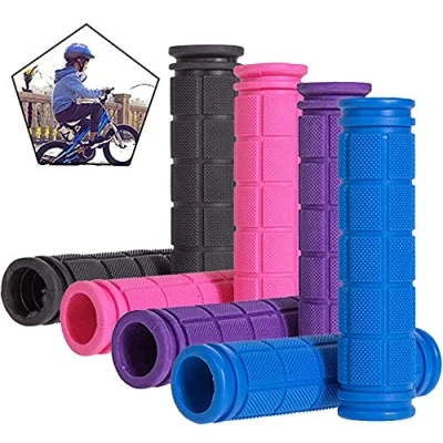 Image of 4 Pair Bike Handlebar Grips,Non Slip Rubber Mushroom Bicycle Grips,Perfect for Scooter Cruiser Seadoo Tricycle Wheel Chair Mountain Road Urban Foldable MTB BMX