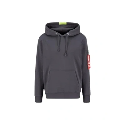 Image of Alpha Industries Hoodie, Men&#039;s, Size: 3XL, Vintage grey