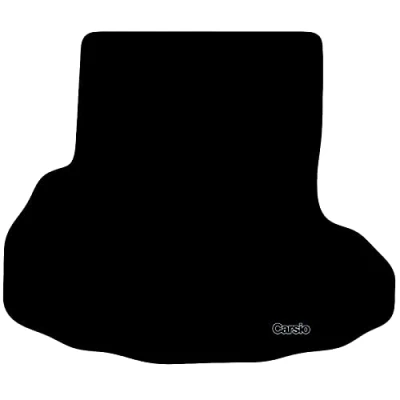 Image of Carsio Carpet Boot Liner Mat For Jaguar XF Saloon 2008 to 2015 Tailored Fit Floor Set Complete Accessory Black Custom Fitted All Weather, Anti Slip Backing &amp; Trim