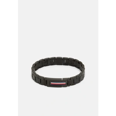 Image of Tommy Hilfiger Mason Bracelet, Men&#039;s, Size: One Size, Black