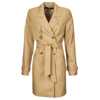 Image of VERO MODA Women&#039;s Vmceleste Noos 3/4 Trench Coat, Tigers Eye, XS