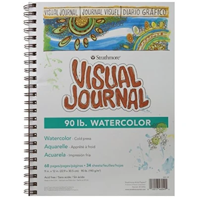Image of Strathmore ALB ESP 9,5x12 34H Watercolor (400) 190g White NAT, 9x12