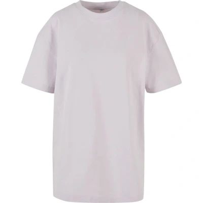 Image of Build Your Brand Women&#039;s By149 ladies Oversized Boyfriend Tee T Shirt, Soft Lilac, XXL