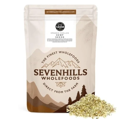Image of Sevenhills Wholefoods Organic Shelled Hemp Seeds 1.8kg