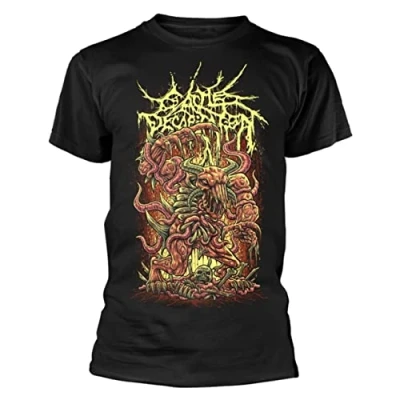Image of Plastic Head Cattle Decapitation &#039;Vitruvian&#039; (Black) T Shirt (X Large)