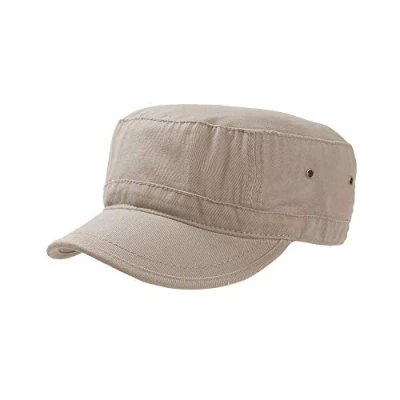 Image of Atlantis Chino Cotton Urban Military Cap (XL) (Khaki)