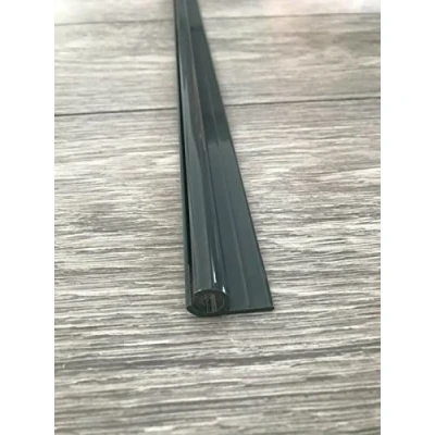 Image of KederUk Campervan Motorhome Caravan Awning Rail C Channel Powder Coated (Grey, 400 cm)