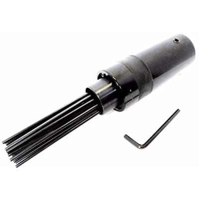 Image of Dunnet Tools Air Hammer Needle Scaler Attachment Tool Removes Paint Rust Fibre Glass Heavy Duty 19 Accessory Repair