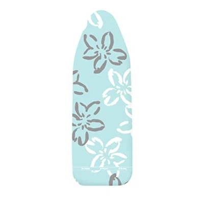 Image of WENKO Board Cover Suitable for Steam Ironing, Comfort Padding with 3 Layers, Cotton, Multicoloured, M/L