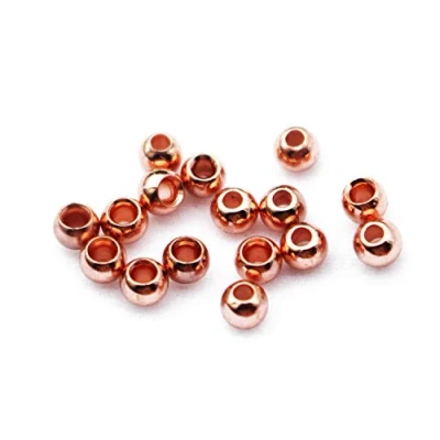Image of Tigofly 50 pcs/lot 3.2mm Copper Beads Fly Tying Weight Nymph Head Jig Materials Fishing
