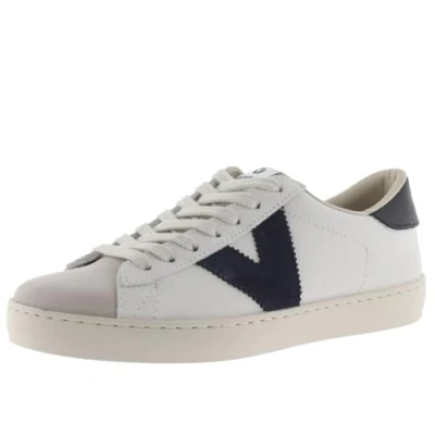 Image of victoria Women&#039;s 1126142, Berlin Serraje, Zapatilla piel Low Top Sneakers, Marino, 6 UK