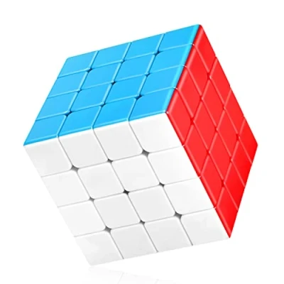 Image of TOYESS Speed Magic Cube 4x4 Stickerless, Smooth 4x4x4, Professional Puzzle Cube, Brain Teasers Toys, Stocking Filler for Kids &amp; Adults