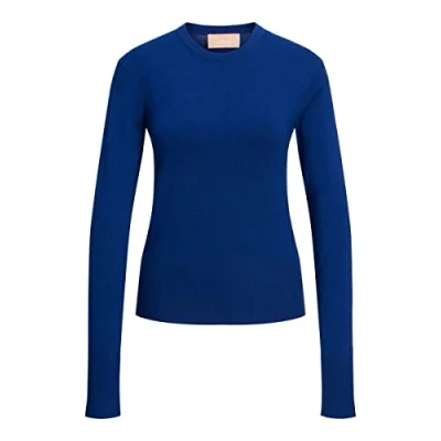 Image of JJXX Women&#039;s Jxlara Ls Soft Crew Neck Knit Noos Sweater, Sodalite Blue, S