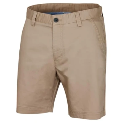 Image of Calvin Klein Mens Campus Chino Lightweight Shorts Khaki 34