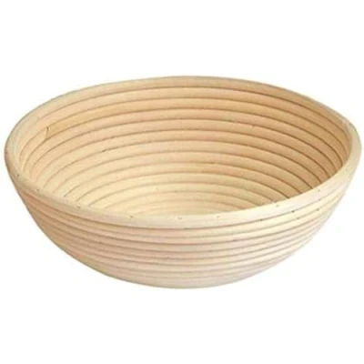 Image of Round Bread Proofing Basket/Natural Rattan Sourdough Proving Basket/Baking Bowl for Handmade Dough Rising (XL)