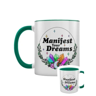 Image of Grindstore Manifest Your Dreams Green Inner 2 Tone Mug
