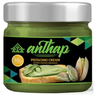 Image of By Pufai Grocery, Anthap Pistachio Cream Paste 30% Famous Dubai Chocolate Kadaifi Ingreditent 200 Gram