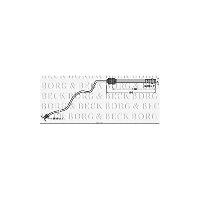Image of Borg &amp; Beck Brake Hose Fits: Ford Galaxy, Mondeo, S Max