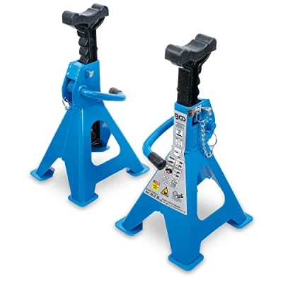 Image of BGS 3014 Axle Stands load capacity 2000 kg / pair stroke 268 418 mm 1