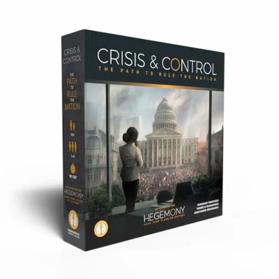 Image of Hegemony: Crisis &amp; Control Expansion Add New Automas Modules, Solo Play, Unique Asymmetric Card Driven Game Board Game, Ages 14+, 1 4 Players