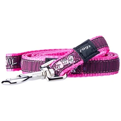 Image of Rogz Dog Lead, Pink Love, Medium