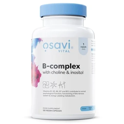 Image of Osavi B Complex with Choline &amp; Inositol 120 Vegan caps