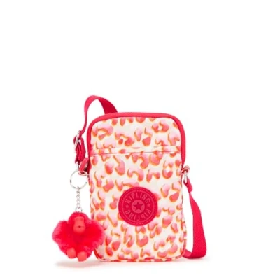 Image of Kipling TALLY Phone bag, Bags, Latin Cheetah (Red)