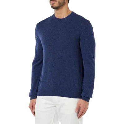 Image of United Colors of Benetton Men&#039;s Jersey G/C M/L 1002u1g34 Sweater, Avio 5a8, M