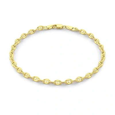Image of Carissima Gold Women&#039;s 9 ct Yellow Mariner Chain Bracelet of 19 cm/7.5 inch