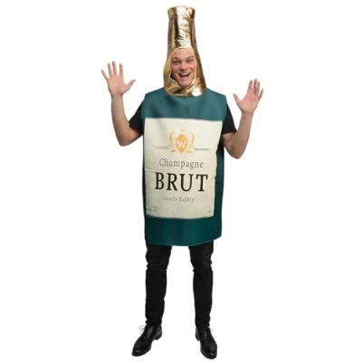 Image of Wicked Costumes Adult Champagne Fancy Dress Costume One Size