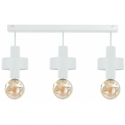Image of Unica Ceiling Spotlight Bar White, 60cm, 3x E27