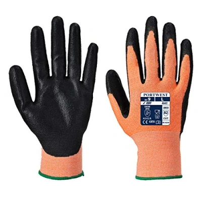 Image of Portwest A643 Cut Resistant Amber Nitrile Foam Amber, Large
