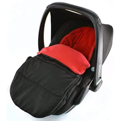 Image of Universal Car Seat Footmuff to Fit Maxi COSI Pebble Fire Red